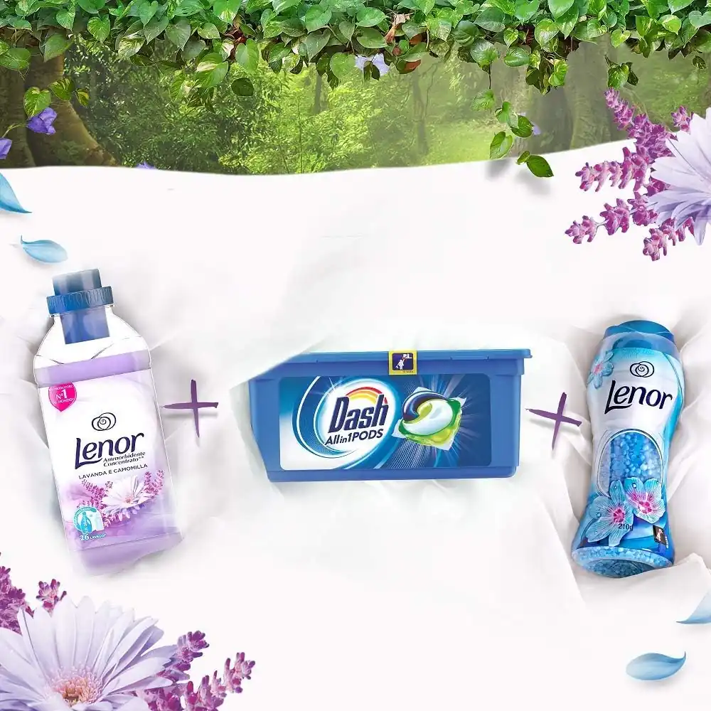 Adoucissant LENOR Lavande et Camomille 4